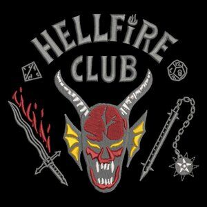 Stranger Things TODDLER Embroidered Crewneck Sweatshirt Hellfire Club